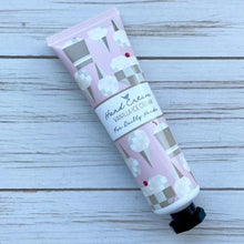 Load image into Gallery viewer, Riley Blake Designs - Quilty Hands Hand Cream shown in Vanilla Ice Cream Scent. Each tube has a twist-off lid and contains 30 ml of hand cream.

