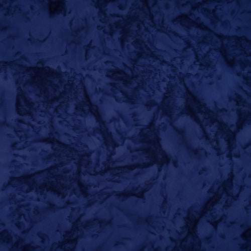 Winter Twine Circa Blue Batik  Batik By Mirah  100% Cotton  44/45"